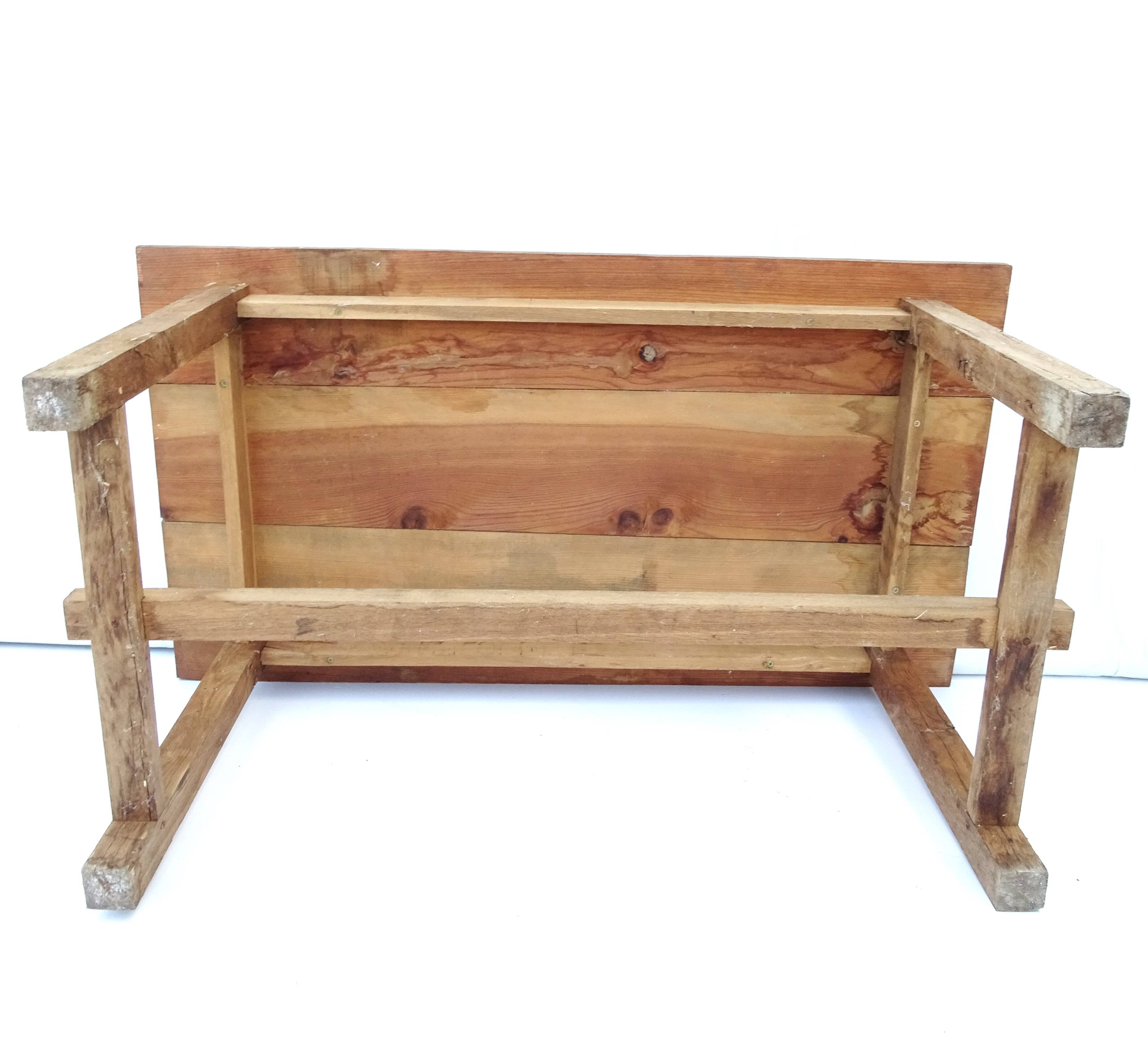 Table de ferme en bois massif
