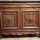 Buffet or sideboard with Venetian doors in Louis XV style made of walnut.