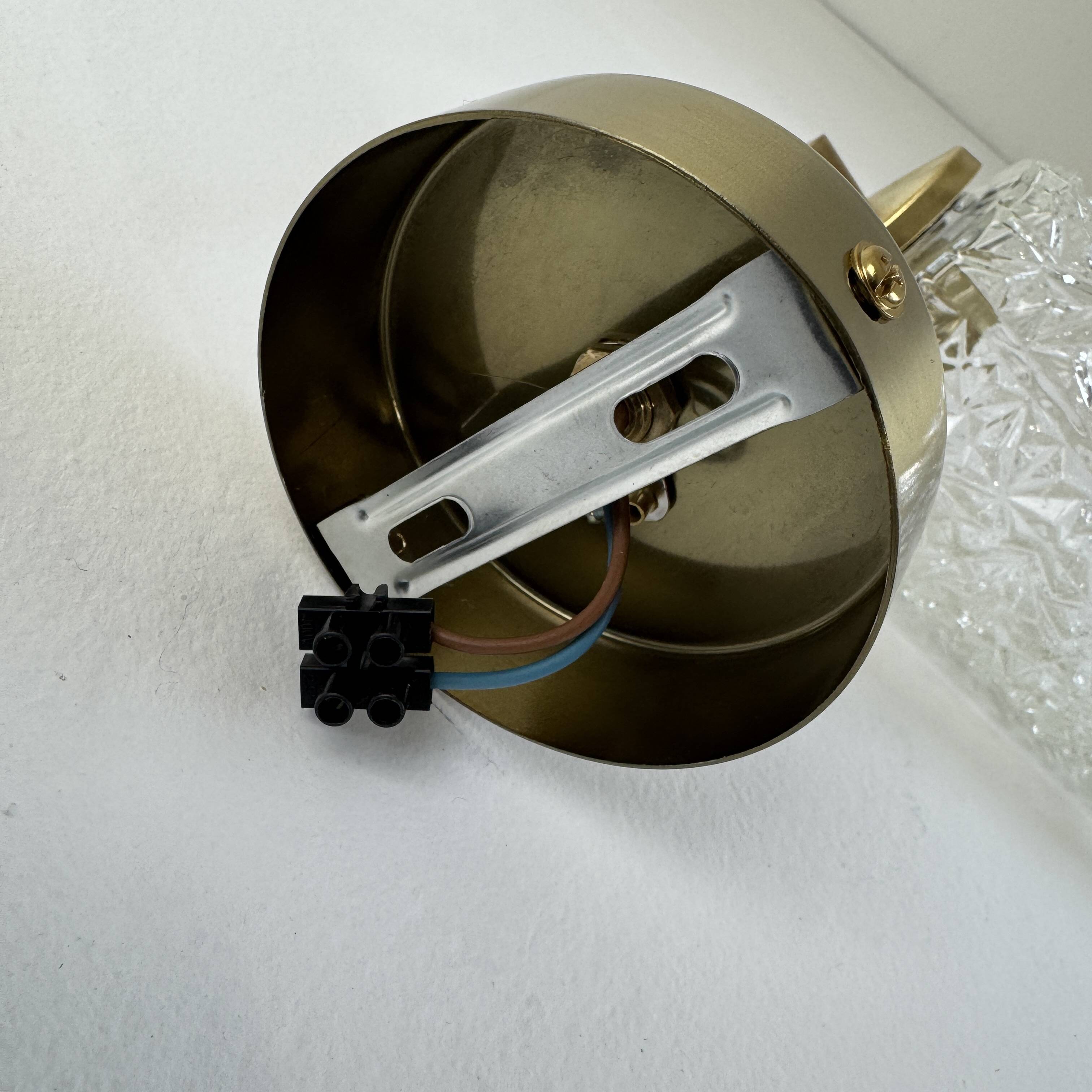 Vintage diamond point wall lights