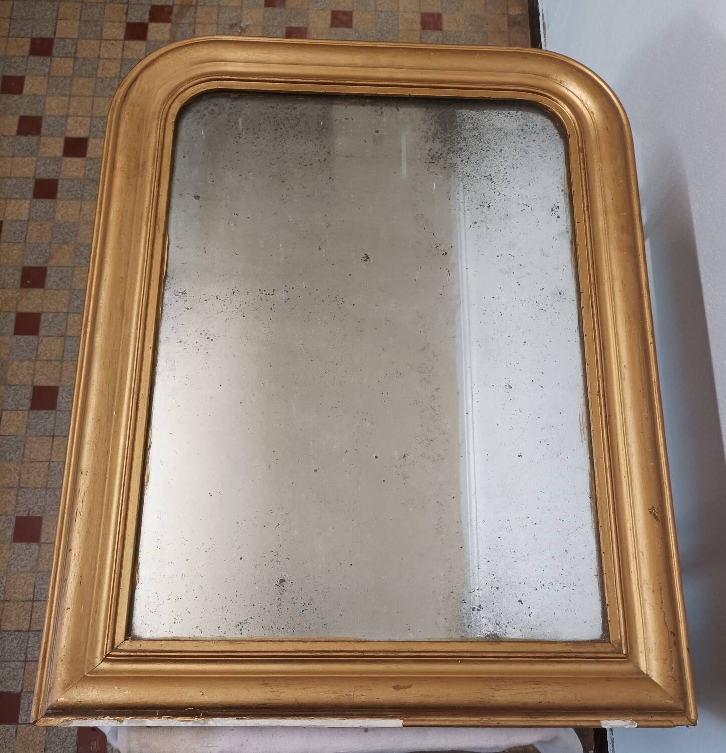 Old Louis Philippe fireplace mirror 71x56 cm