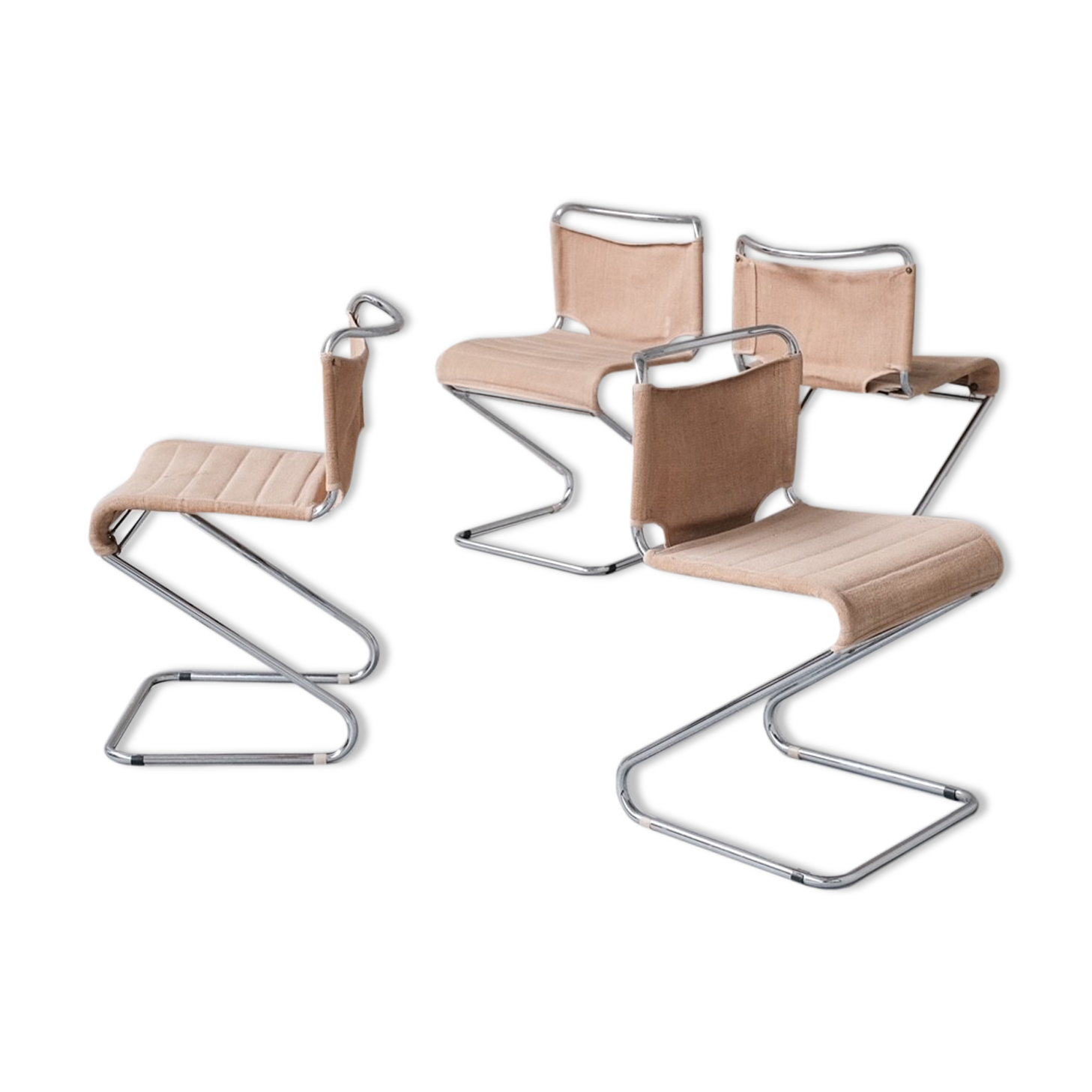 Set of 4 chairs by Pascal Mourgue