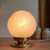 Pink art deco table lamp