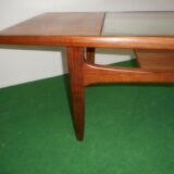 "Long John" coffee table in vintage teak