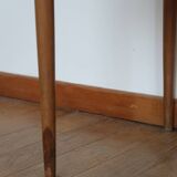 4 Scandinavian chairs skaï black