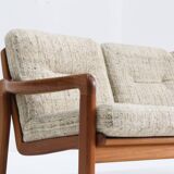Vintage Mid century sofa solid teak Holstebro MöbelFabrik 1960s