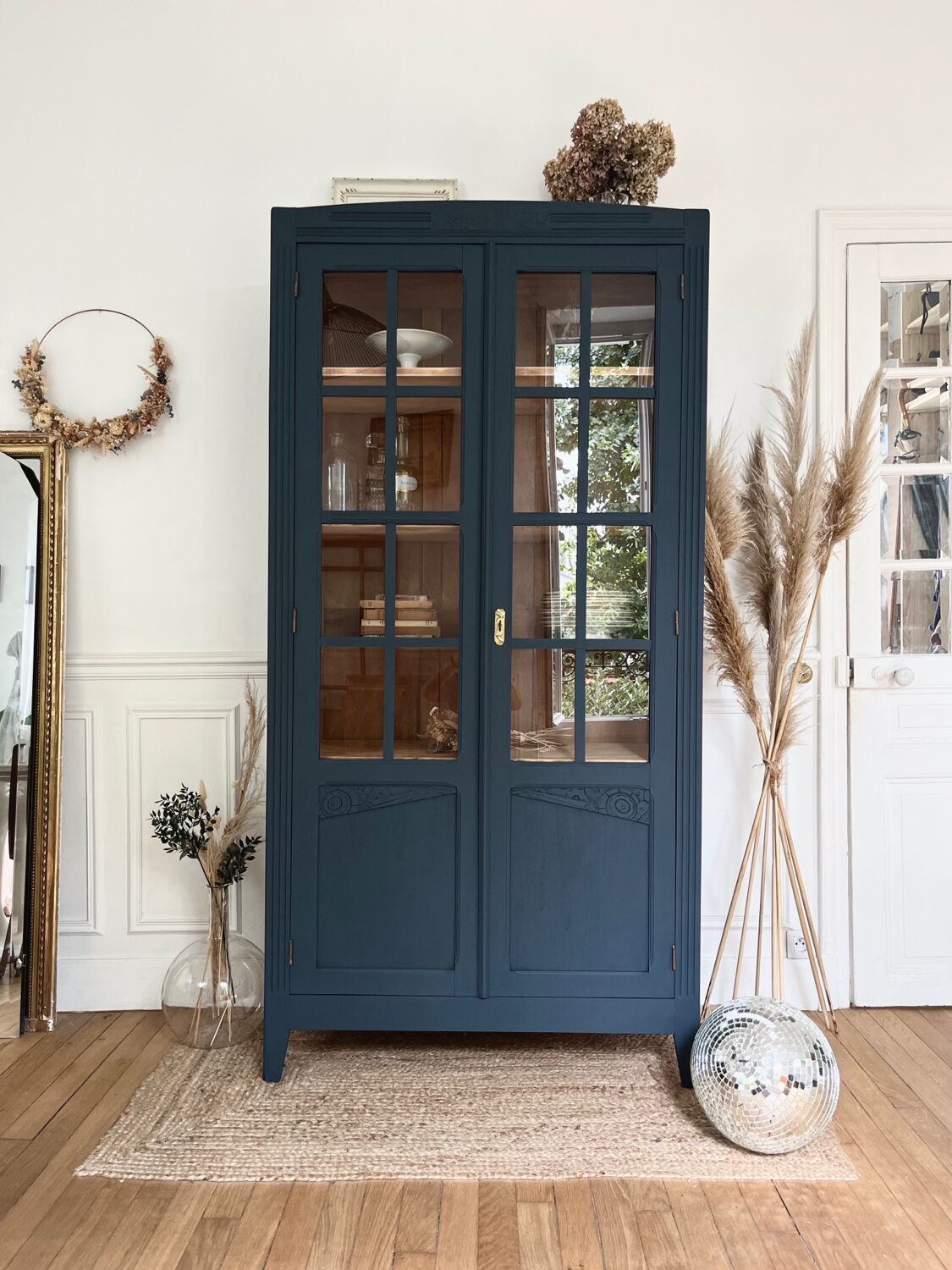 Art Deco glass cabinet 1930
