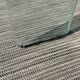 Table basse verre carrée. Vintage 90s