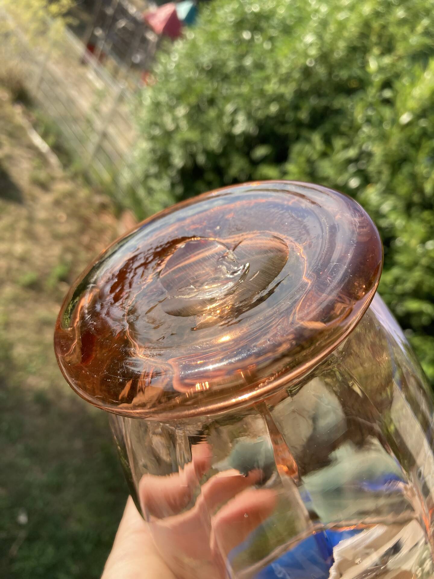 Service of orangeade in antique Rosaline.