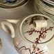 3-piece tea and coffee service KG Lunéville in brown ironstone