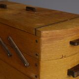 Modernist art deco sewing box. 1930s