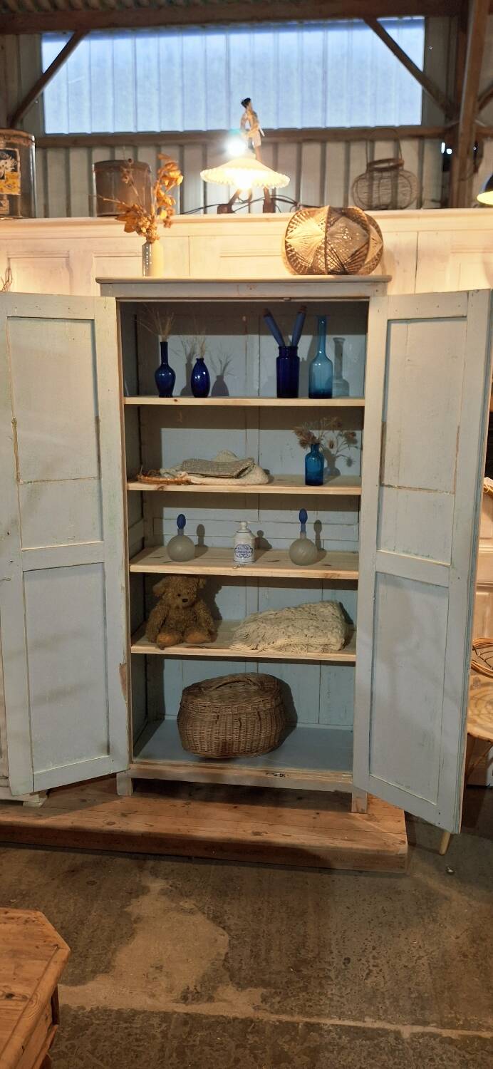 Antique pine wardrobe