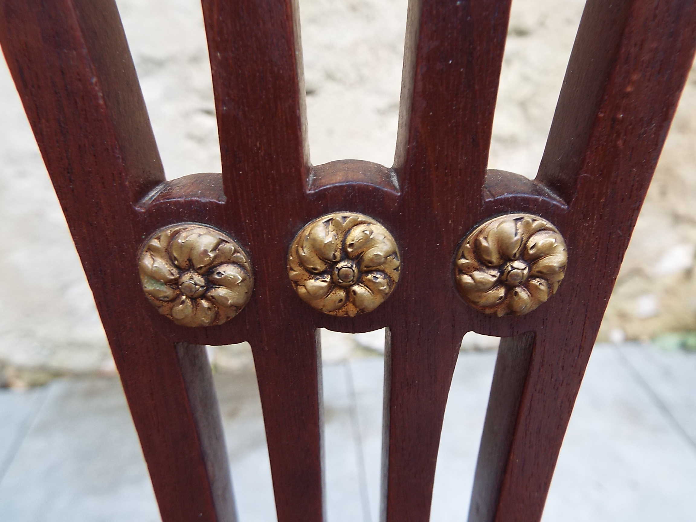 2 Louis XVI style chairs