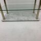 Hollywood regency marble and glass cabinet, 1970’s