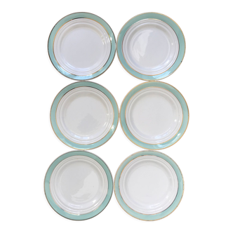 Series of 6 dessert plates