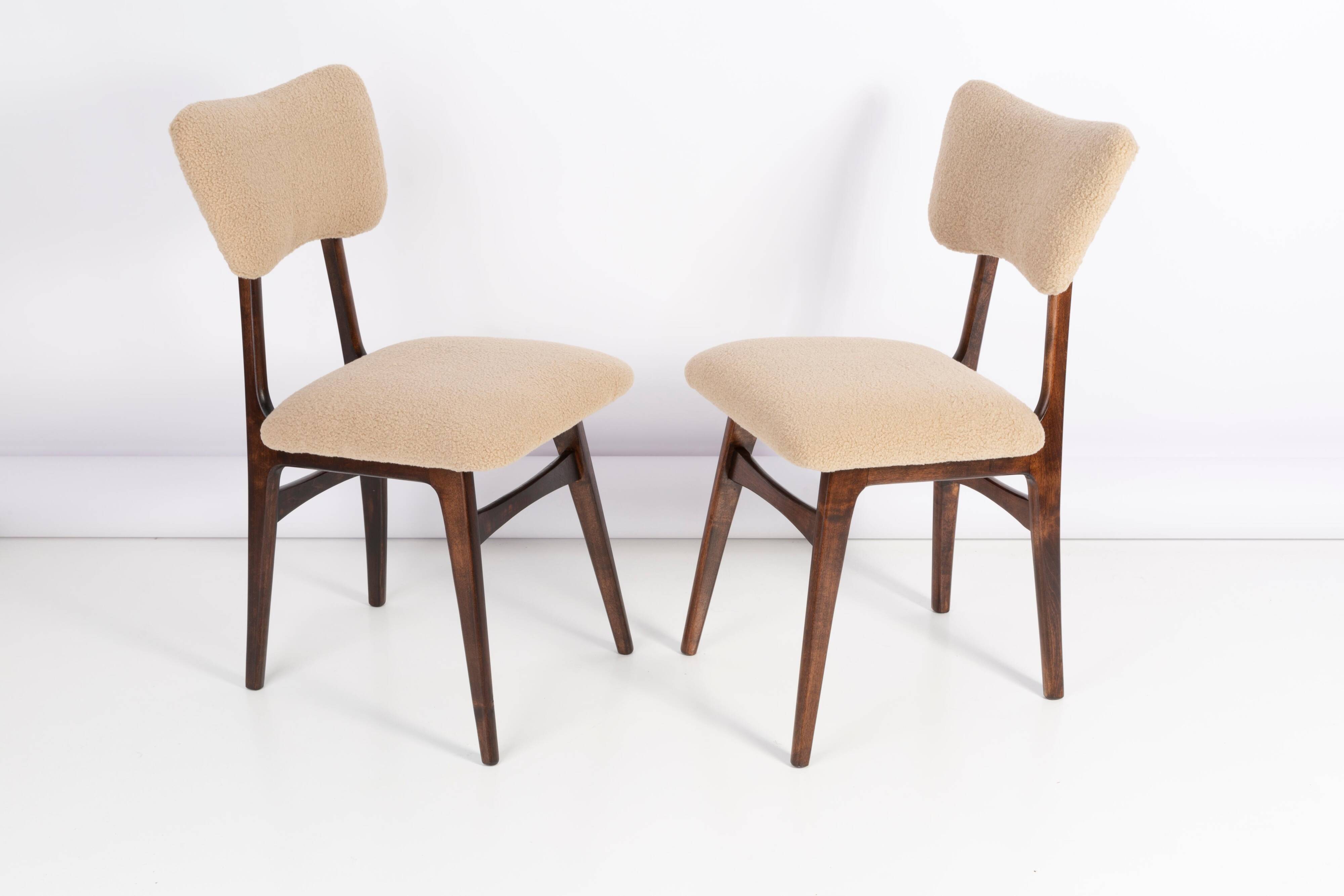 Camel Chair Soft Boucle from the 20th century, 1960s