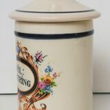 Pharmacy jar faiencerie d'art signed Jeb