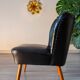 Fauteuil cocktail noir année 50