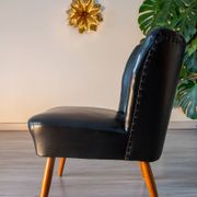 Black cocktail chair from the 1950s