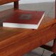 Vintage teak side table, serving trolley, Danish design MCM