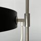 Mid-century minimalist table lamp with a teak veneer base, 1960s.