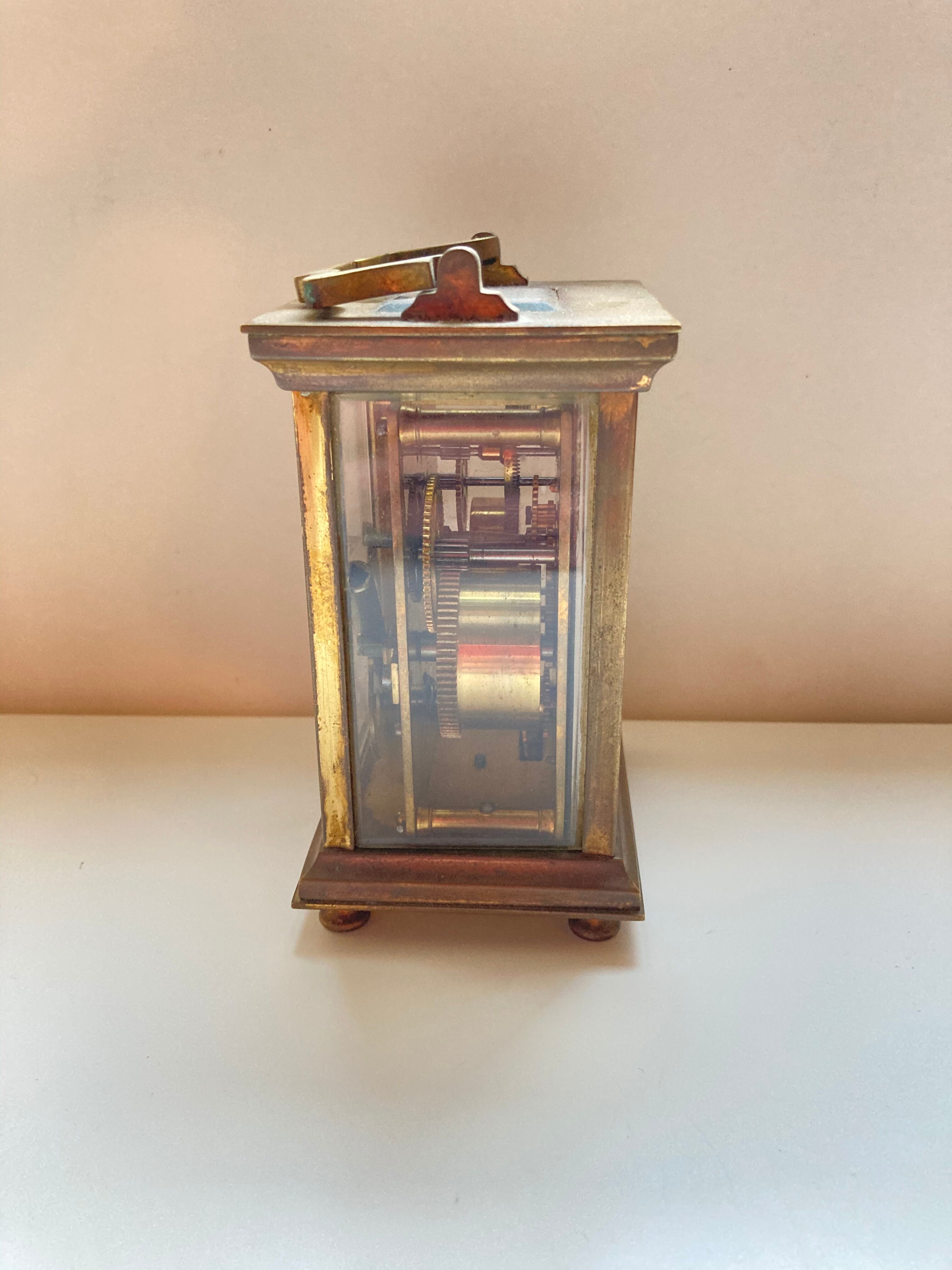 Former officer clock Marcks-Co Ltd skeleton antic Clock watchmaking XIX