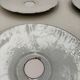 Enamelled sheet metal lampshade