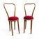 2 x rare bentwood side chair 1960s