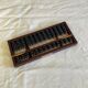 Vintage wooden Chinese abacus dimensions: height -2.5 cm - width -29 cm