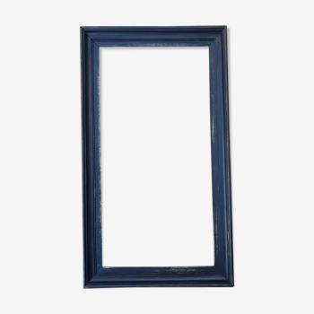 Old black patinated frame