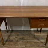 Scandinavian teak desk from the 1960s, length 110 cm