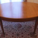 Table ovale transition Louis XVI directoire à rallonges
