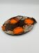 Vintage Orange Vallauris Ceramic Fish Plate