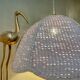 Suspension abat-jour vintage fleur