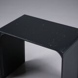 Table d'appoint vintage modèle 621 en noir, signée Dieter Rams pour Vitsœ