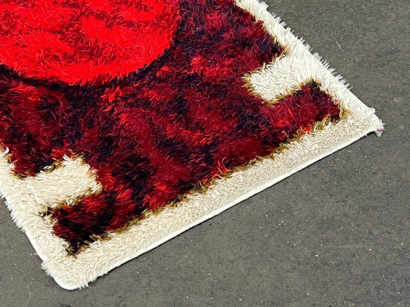 60s 70s rug carpet by Hojer Eksport Denmark