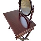 Traditional style solid wood dressing table with two drawers