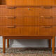 Writing desk by Gunnar Nielsen Tibergaard from the 1960s