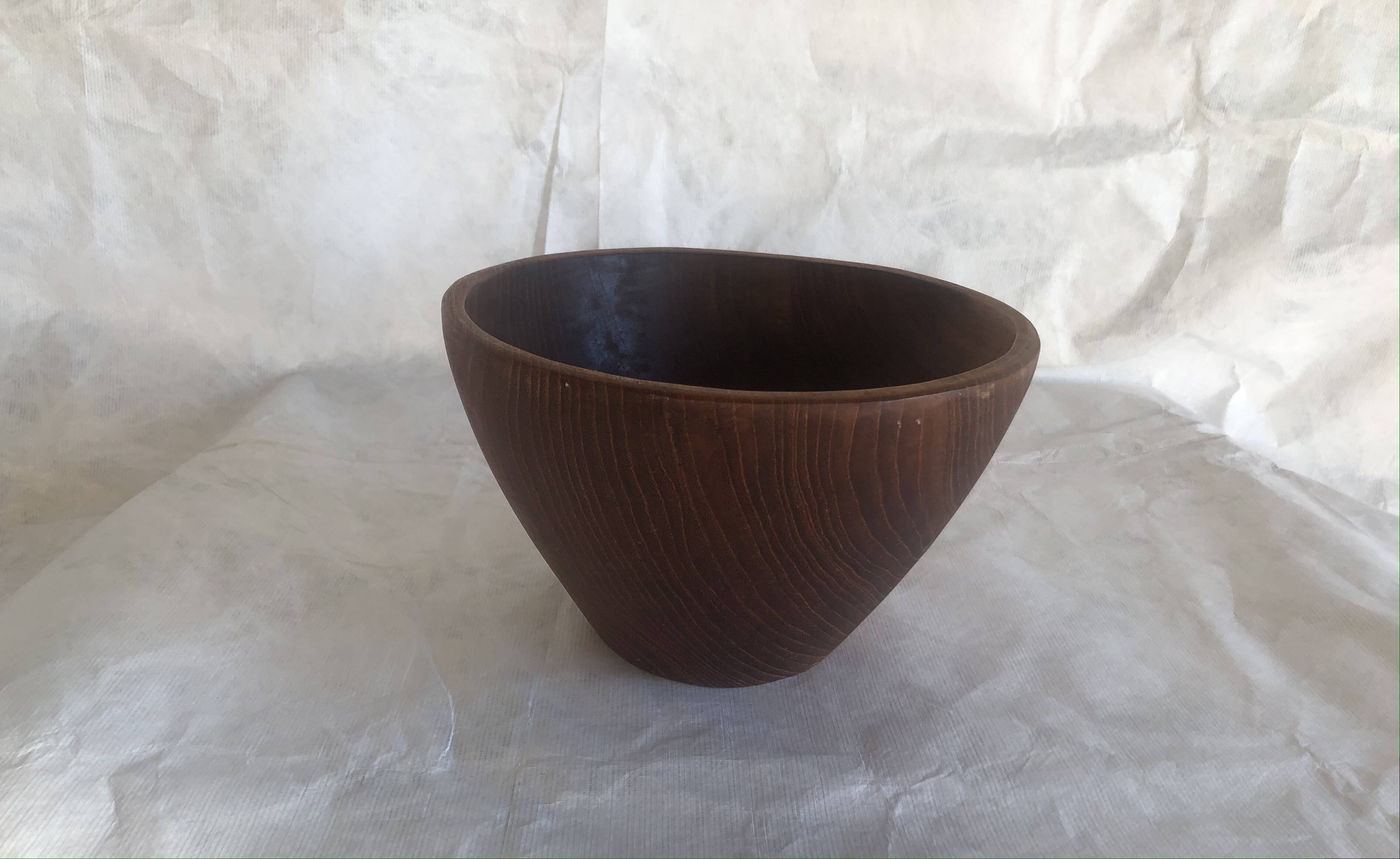 vintage teak salad bowl, Scandinavian