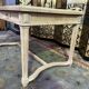Flat desk with solid oak Henri II aero gummed