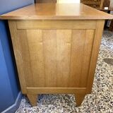 Vintage light oak desk