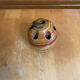 Vintage Hard Stone Onyx Egg Flower Holder
