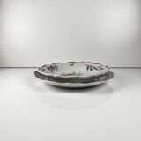 Set de 2 plats en céramique peint à la main motif fleurs