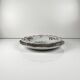 Set of 2 hand-painted ceramic dishes with flower pattern