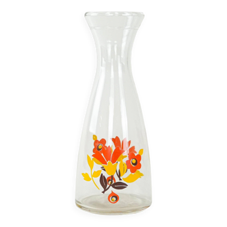Glass carafe, Italian design, 1970s, production: Italy