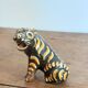 Animal Figurine Sculpture Glazed Terracotta Tiger Alebrije Mexico 1/2