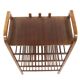 Scandinavian beech magazine rack, Sweden, 1960