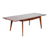 Table de repas rectangulaire extensible des années 1950
