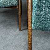 Pair of Jaroslav Smidek chairs model 6950, Vintage Czech 1960s