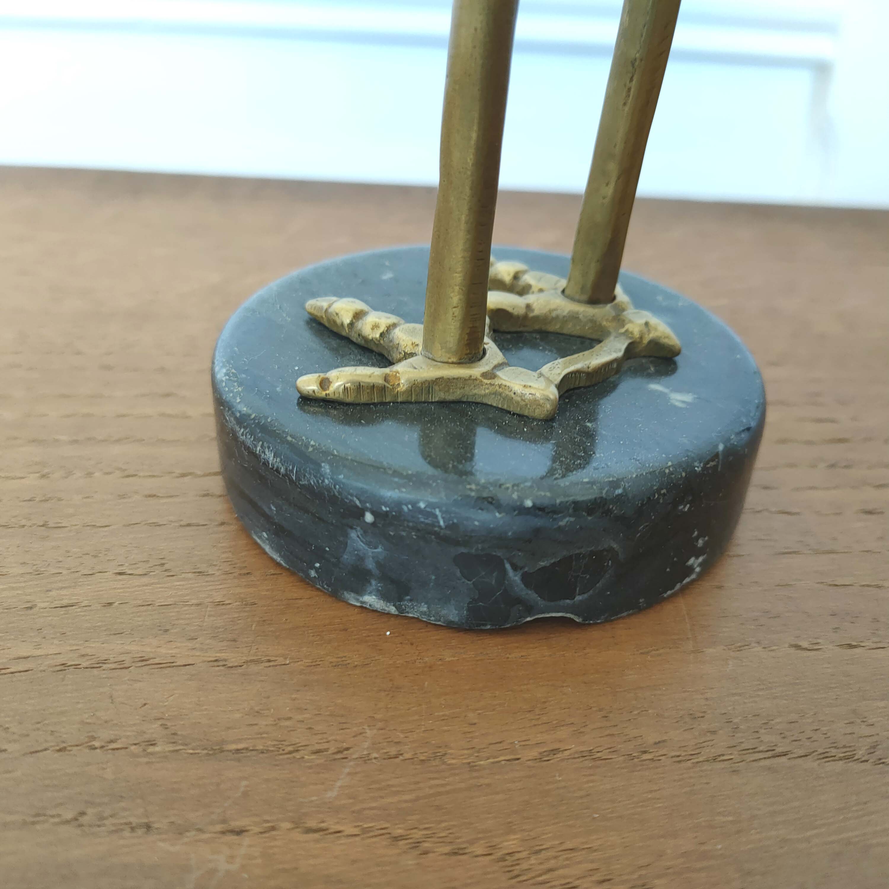Brass heron