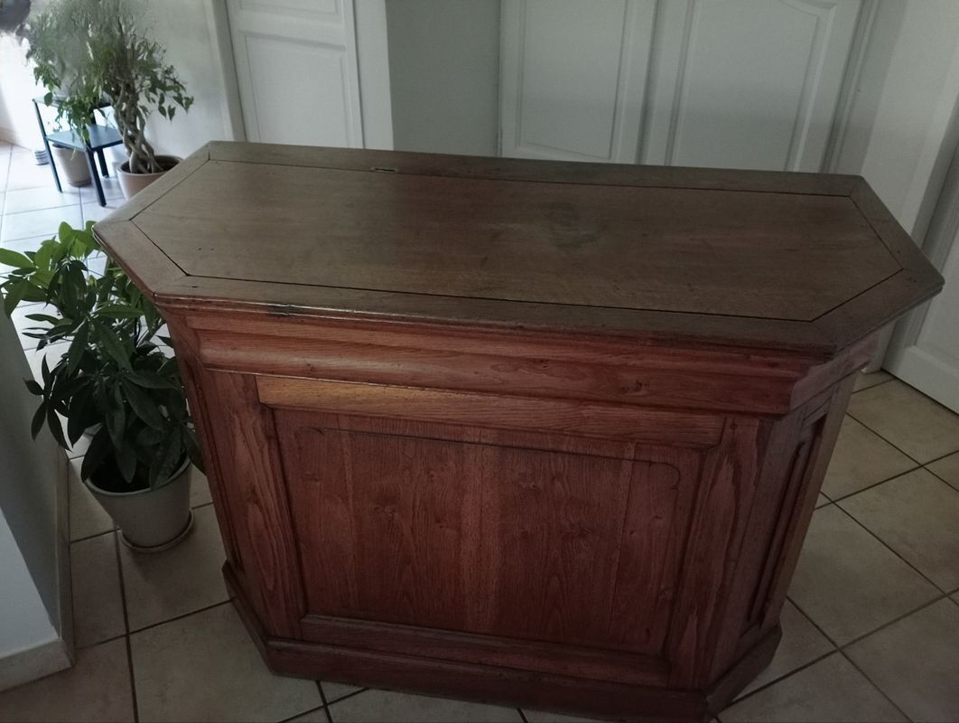 Old shop counter